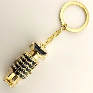 Paco Rabanne Fame Robot Key Chain Keyfob Bag Charm Tag New Authentic